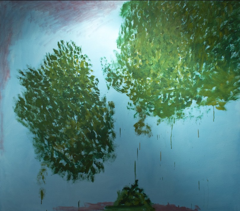 Tree Tops #1, Oil on canvas, 40 x 44