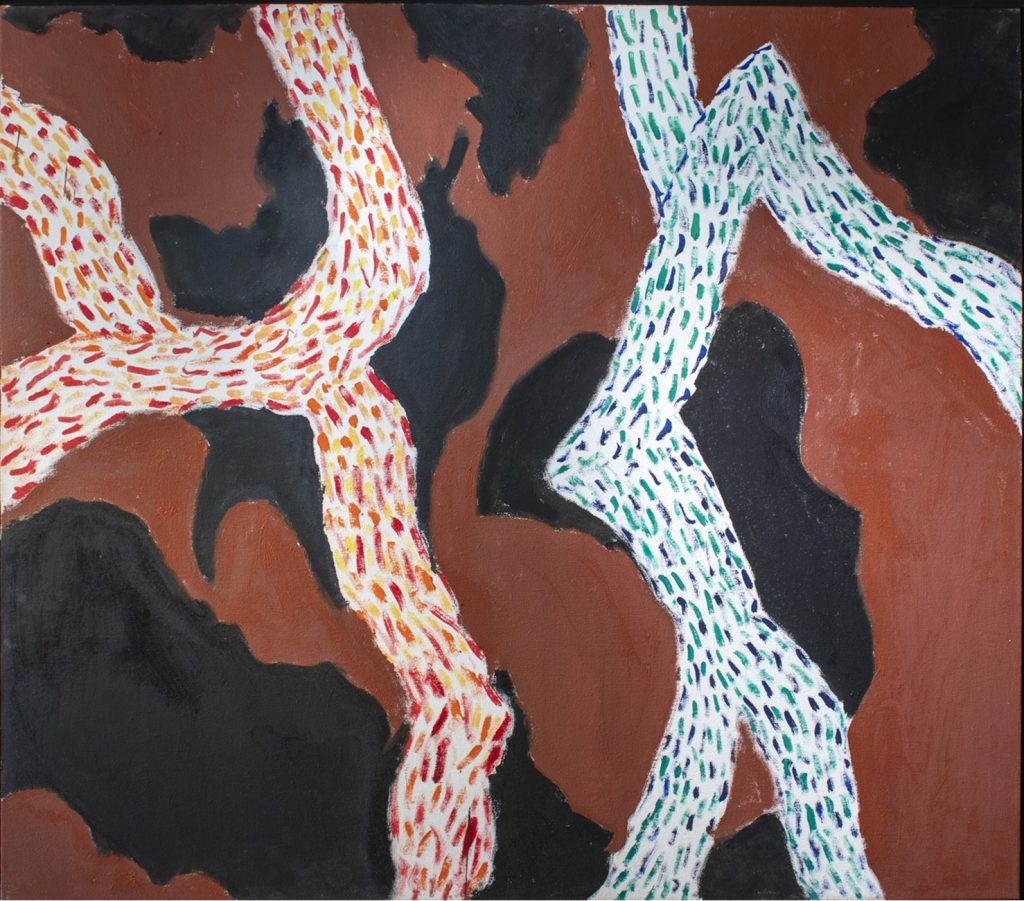 Woody #1, 2022, Oil on canvas, 36 x 40