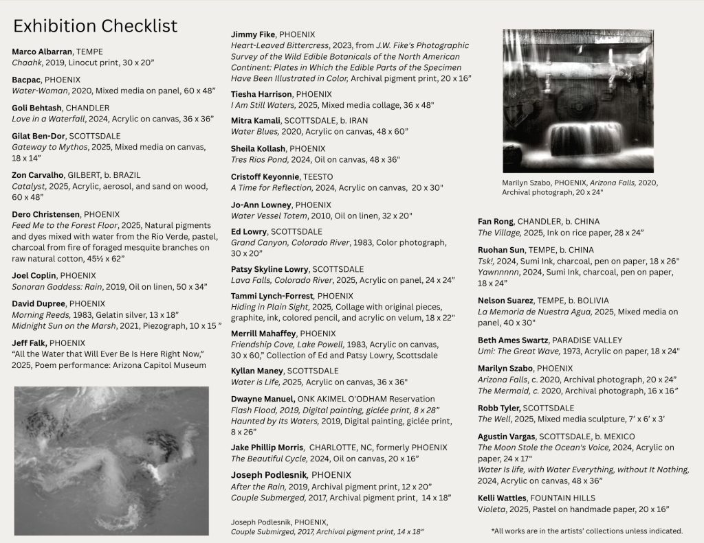 Exhibition Checklist