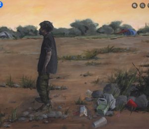 The Prophet, 2025, oil on canvas, 30 x 40 in George Strasburger, The Prophet, 2025, oil on canvas, 30 x 40 in