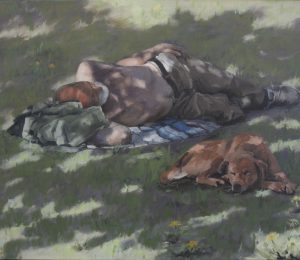 The Wanderer, 2024, oil on canvas, 30 x 36 in George Strasburger, The Wanderer, 2024, oil on canvas, 30 x 36 in